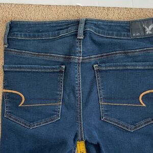 American Eagle Dark Wash Jeggings - Mid Rise - Size 6R